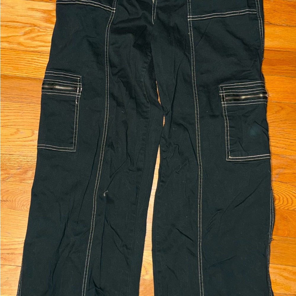 Men's Classic Black Cargo Pants